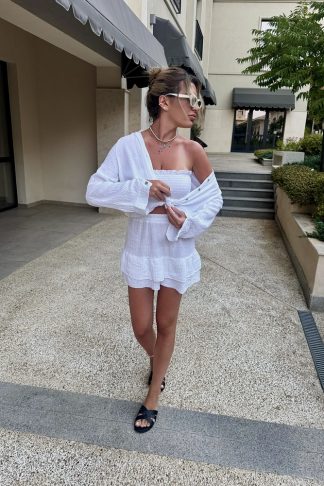 Kомплект, Skirt Muslin 3SET White
